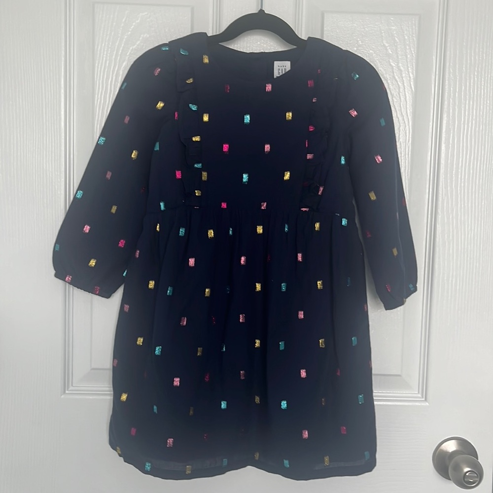 Gap navy toddler dress NWT